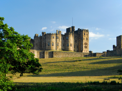 Alnwick castle harry potter film location